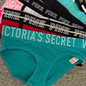 Victoria's Secret PINK Panty Set NWT all 6. SZ XS